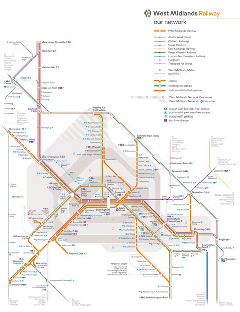 Our Route Maps And Rail Network West Midlands Railway