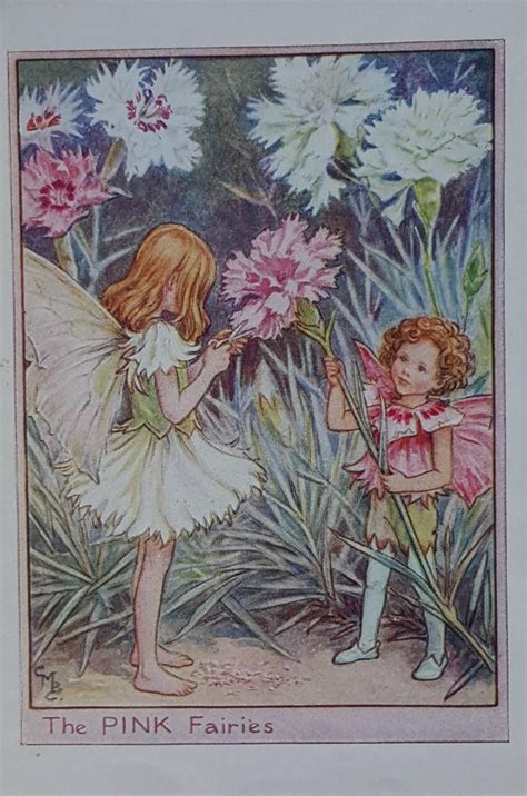1944 Flower Fairies Of The Garden Cicely Mary Barker The Geranium Fairy