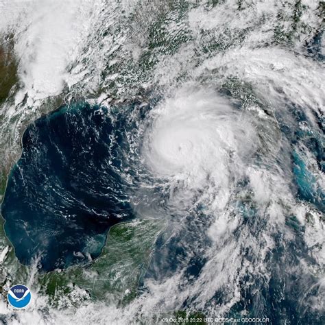 Hurricane Michael Strengthens To Major Category 3 Storm Across