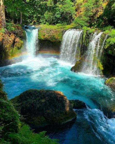 Spirit Falls Is Located At The End Of A Short Hiking Trail Along The