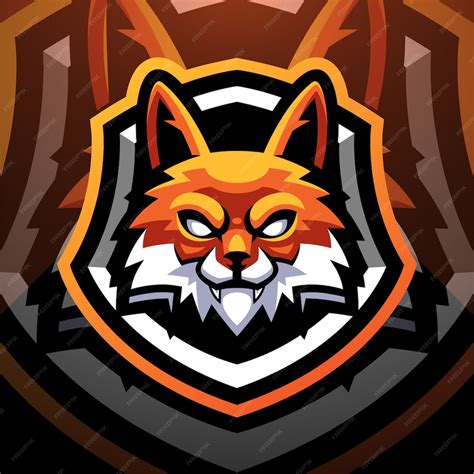 Premium Vector Foxes Head Sport Mascot Logo Design