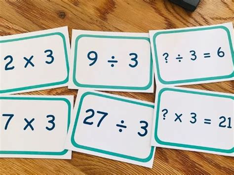 9 Times Tables Flashcards Teaching Resources