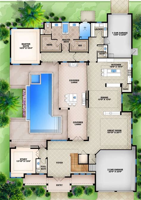 House Plan 207 00015 Contemporary Plan 4417 Square Feet 4 Bedrooms