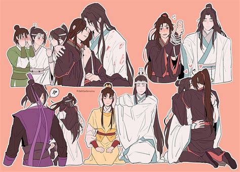 Anime Mo Dao Zu Shi Jiang Cheng Jin Ling Lan Jingyi Lan Sizhui