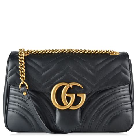 Gucci Womens Gg Marmont Matelasse Shoulder Bag Flap Over Bags