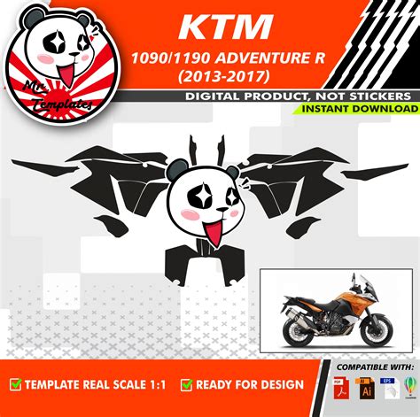 Template Ktm 1090 1190 Adventure R Motoprotemplates