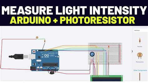 Light Sensor Photoresistor With Arduino In Tinkercad Light Sensor