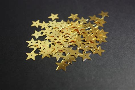 Mini Gold Stars 10mm Stars 25g Bag Art And Craft Factory