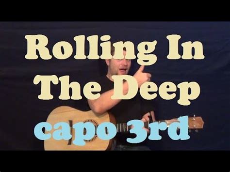 Baby, i have no story to be told, but i've heard one of you and i'm gonna make your head burn. Rolling in the Deep (Adele) Easy Strum Chords Guitar ...