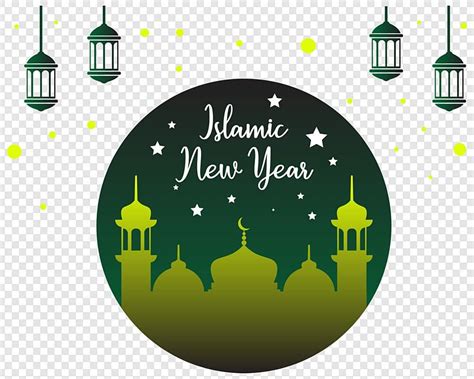 Gambar Masjid Hijau Tahun Baru Vektor Islamic Tahun Baru Islami Mesjid