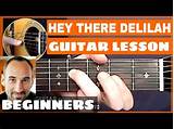 Pictures of Hey There Delilah How To Play On Guitar