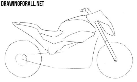 How To Draw A Motorcycle Step By Step