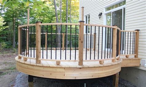 The irc states that residential porch railings must be at least 36 inches in height when measured from the deck or porch surface to the top of the porch banister. Standard Deck Railing Height: Code Requirements and Guidelines