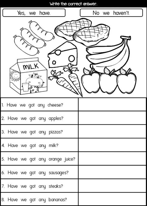 Your child will get to know more complex punctuation like inverted commas and apostrophes, will learn key spellings, and will continue to develop their reading. CEFR YEAR 1 : Unit 4 Lunchtime worksheet