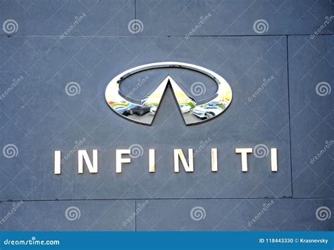 Logo Of Infiniti Automaker Company Stock Photo Image Of Automaker