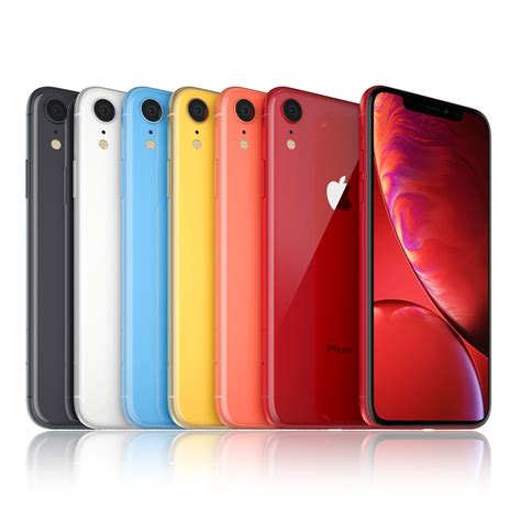 Apple Iphone Xr All Colors 3d Model In Phone And Cell