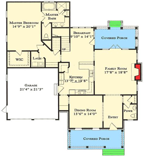 It's inspired by small summer cottages, but easily adaptable to whatever climate and. Plan 70007CW: Beautiful First Floor Master | Retirement ...