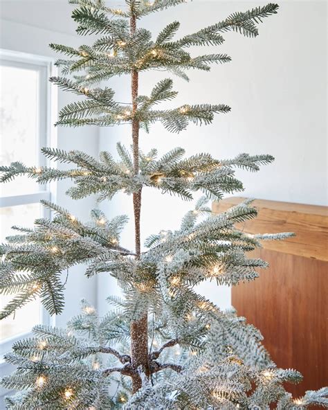 Frosted Alpine Balsam Fir Artificial Christmas Tree By Balsam Hill In
