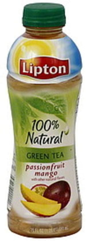 Lipton Passionfruit Mango Green Tea 20 Oz Nutrition