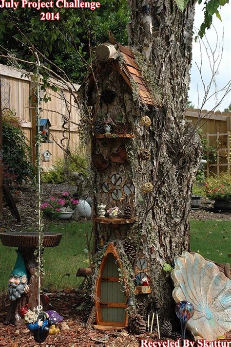 Gnomes Need Homes Too Fairy Tree Houses Fairy Garden Houses Fairy