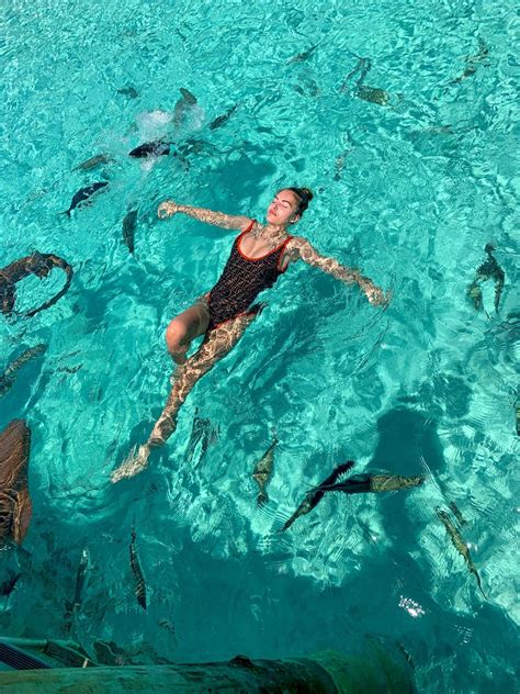 Thylane Blondeau In Swimwear On Vacation In Bahamas 04012019 Hawtcelebs
