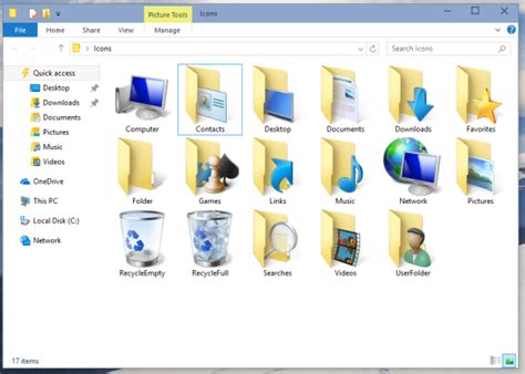Get Windows 8 Icons Back In Windows 10