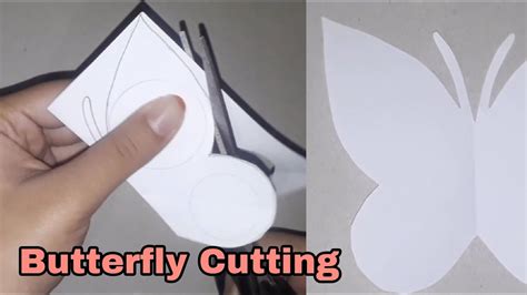 How To Make Paper Butterfly Step By Step Butterfly Cutting Easy