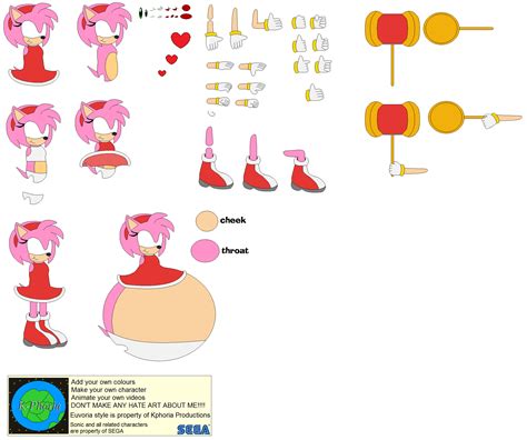 Character Builder Amy Rose By Kphoria On Deviantart