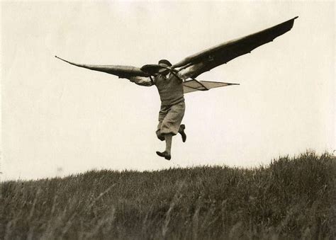 Human Ornithopter Winged People Vintage Photography Old Photos