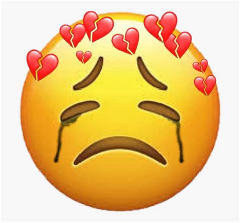 Depression Broken Heart Emoji Wallpaper