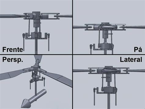 Rotor Principal Helicóptero Coletivo Cíclico Youtube