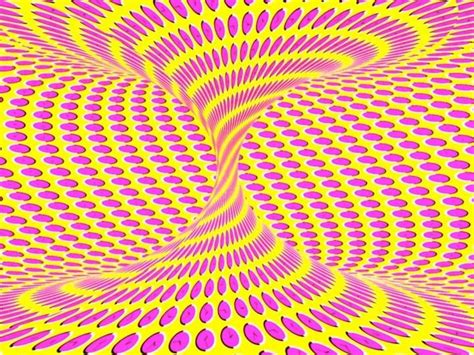 Pin By Plum Verde On Color Story Pink And Yellow Optical Illusions