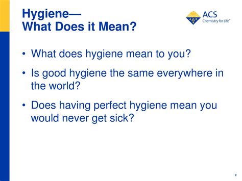 Ppt Hygiene—the Science Of Health Powerpoint Presentation Free