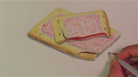Realistic Pop Tarts Speed Drawing Youtube