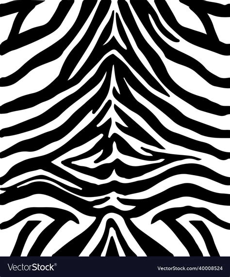 Tiger Stripes Isolated On Background Royalty Free Vector