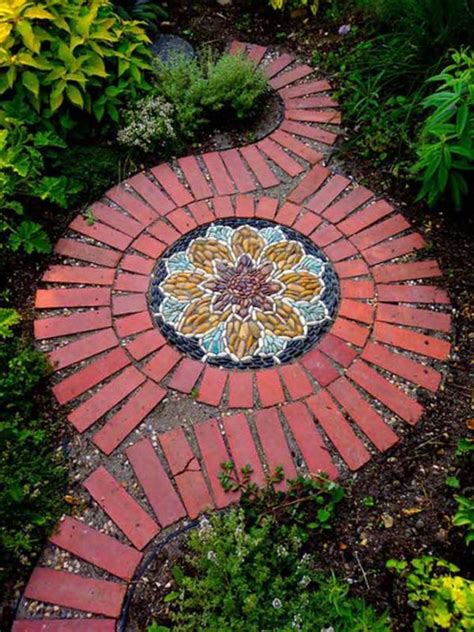 I had already used some to build a brick walkway at the entrance to a garden , and here the while in the future i might essentially lay a miniature brick wall with mortar to hold the bricks together, for now i kept things simple and laid two. TOP 10 WAYS TO USE BRICKS AS GARDEN DECOR ...