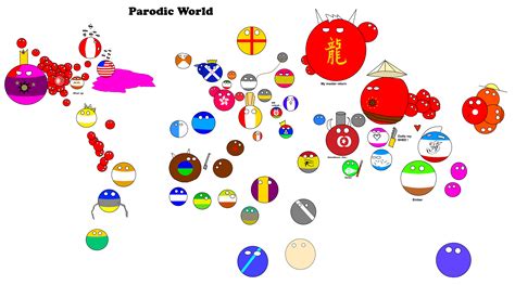 World Map With All The Countriesball By Byzance123 On Deviantart
