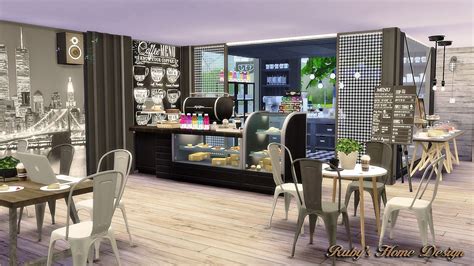 Rubys Home Design Sims4 Container Coffee Shop No Download Link