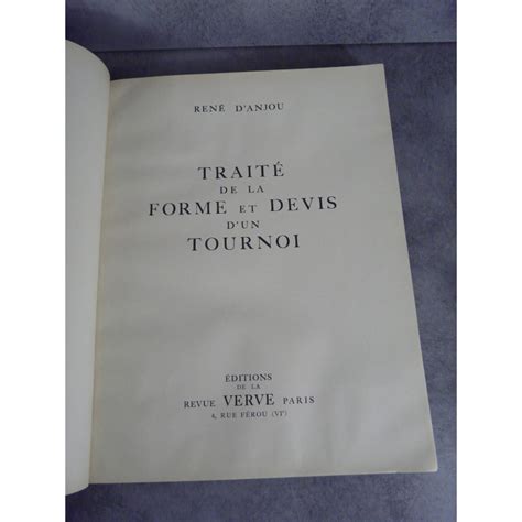 Revue Verve N° 16 Le Livre Des Tournois Du Roi René Reliure Maroquin