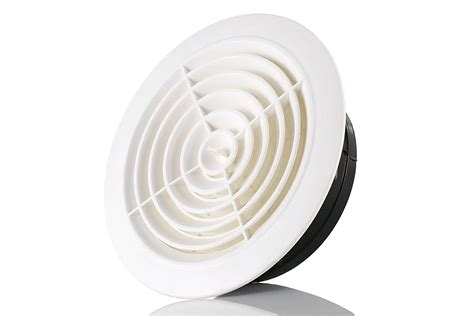 Buy Honandguan 4 Inch Round Air Vent Abs Louver Grille Cover White Soffit