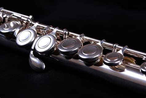Black Shiny Flute Keys Music Instrument Notes Play Piqsels