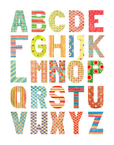 Beautiful Alphabets Art Is A Way