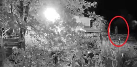 WATCH Ghostly Figure Caught On Camera Lurking Outside House