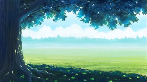 Top 129 Tree Background Anime