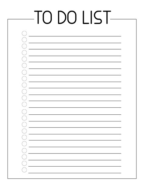 To Do List Template Canva