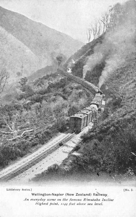 Wellington Napier New Zealand Railway Rimutaka Incline Railroad Pc