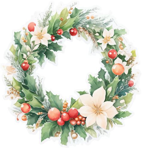 Christmas Wreath Clip Art Png