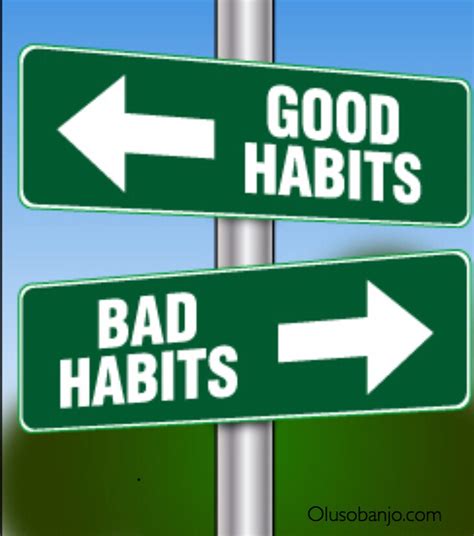 Good Habits And Bad Habits Introduction To The Habits Series