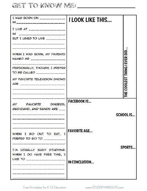 Free 14 Student Information Forms In Ms Word Pdf