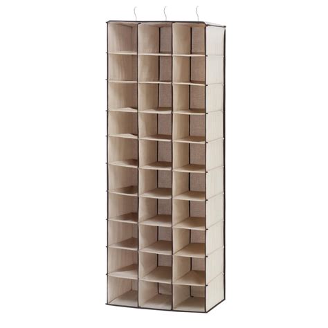 Check spelling or type a new query. Whitmor 30-Pair Hanging Shoe Rack Shelves in Canvas with ...